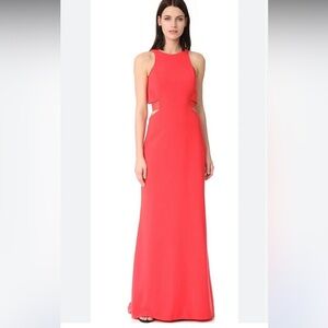 Halston Heritage Coral Gown (Size 10)